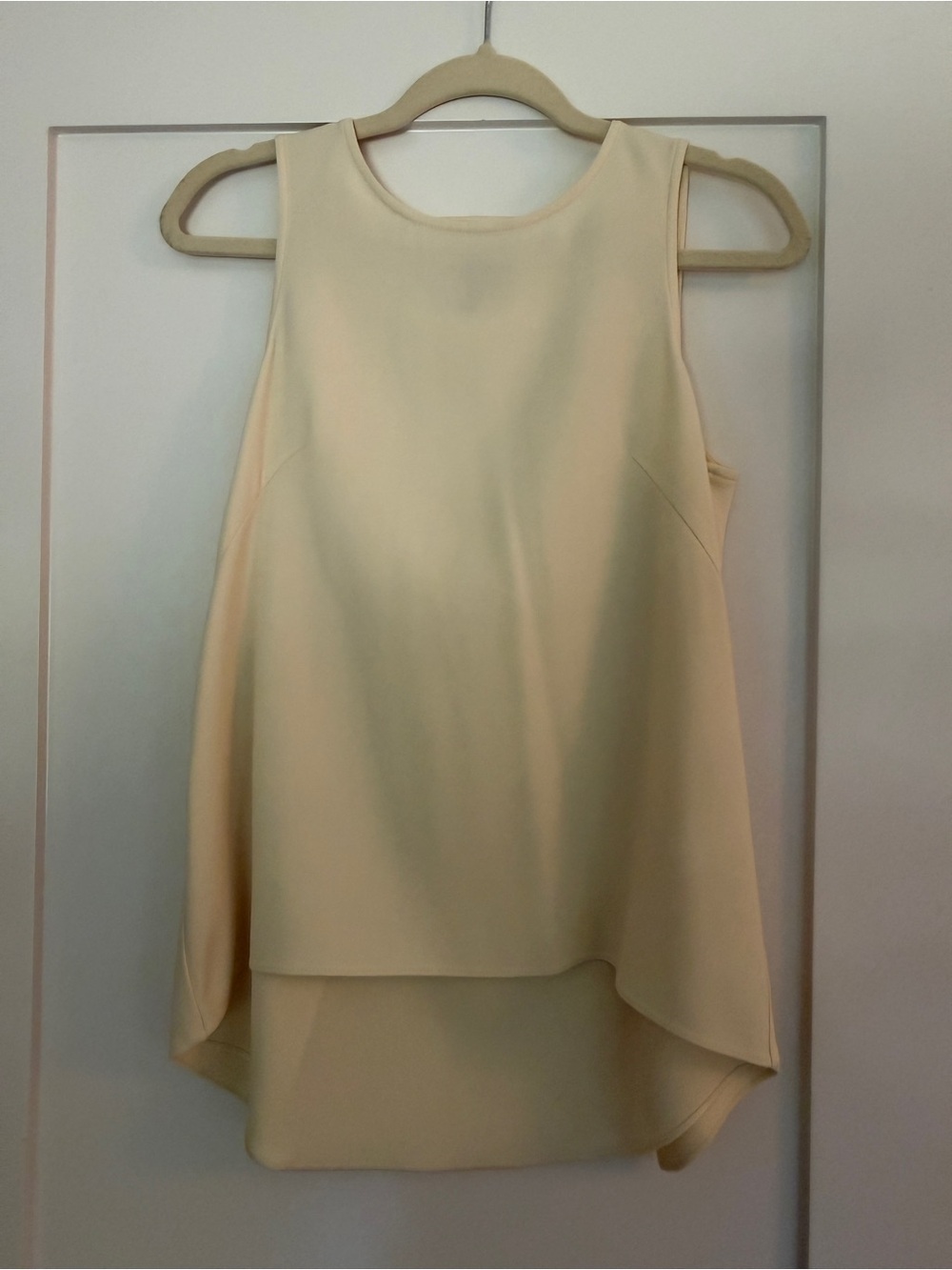 rag & bone Cream Sleeveless Tank Top size small
